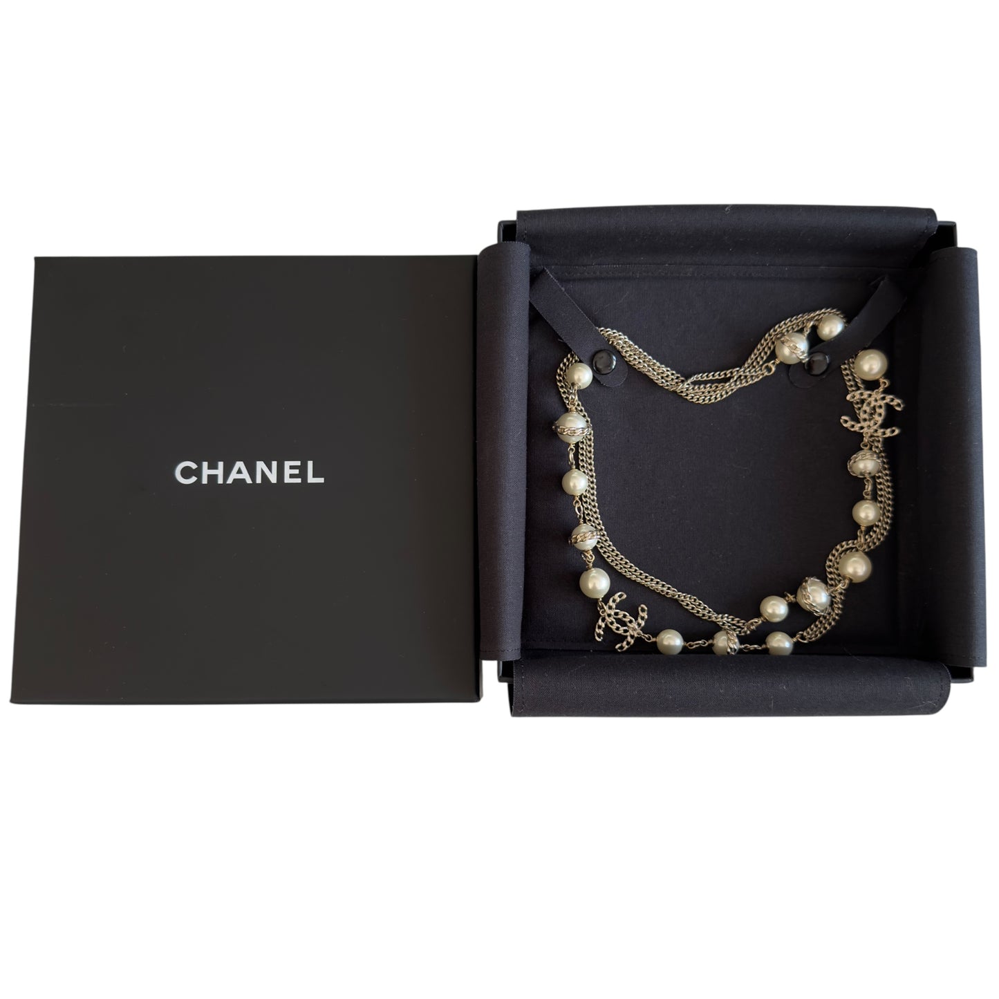 CHANEL CC 珠珠 長頸鏈