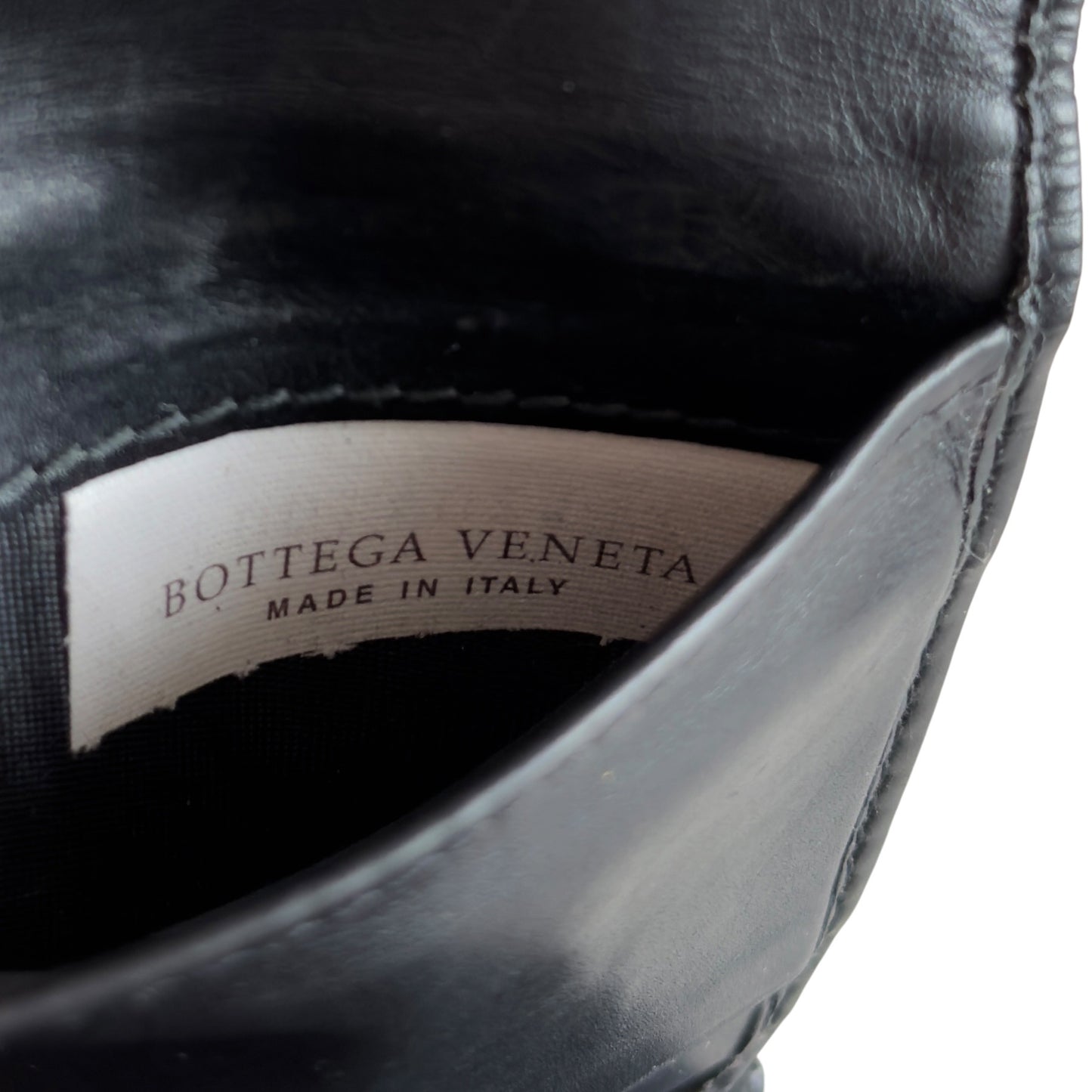 BOTTEGA VENETA 織皮 短銀包