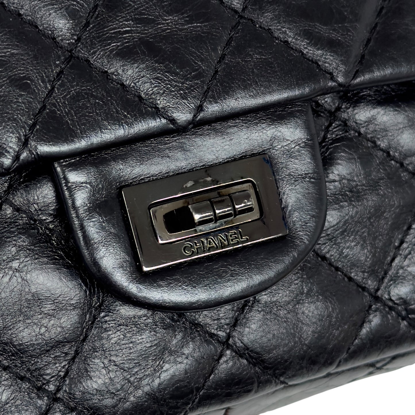 CHANEL 2.55 *極罕全黑* So Black 鏈條包