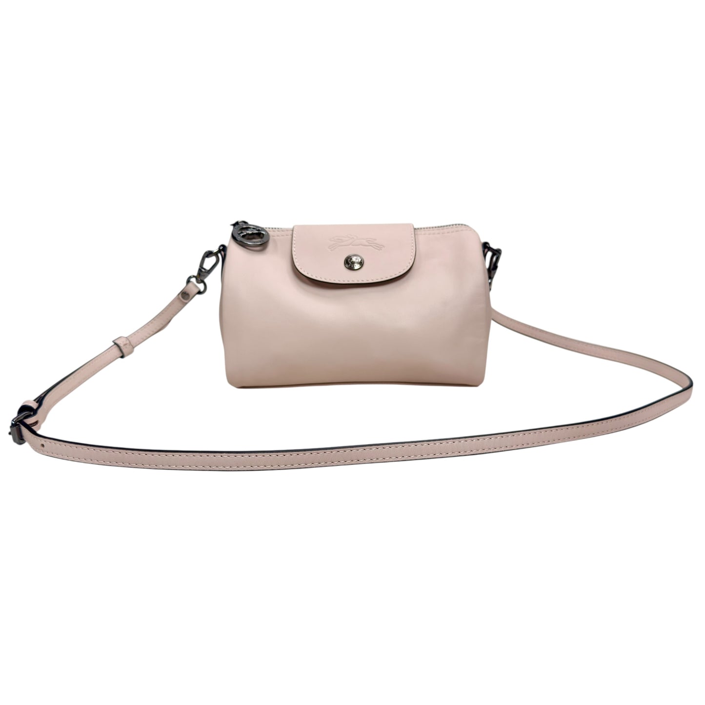 LONGCHAMP Pliage 皮革 斜揹袋