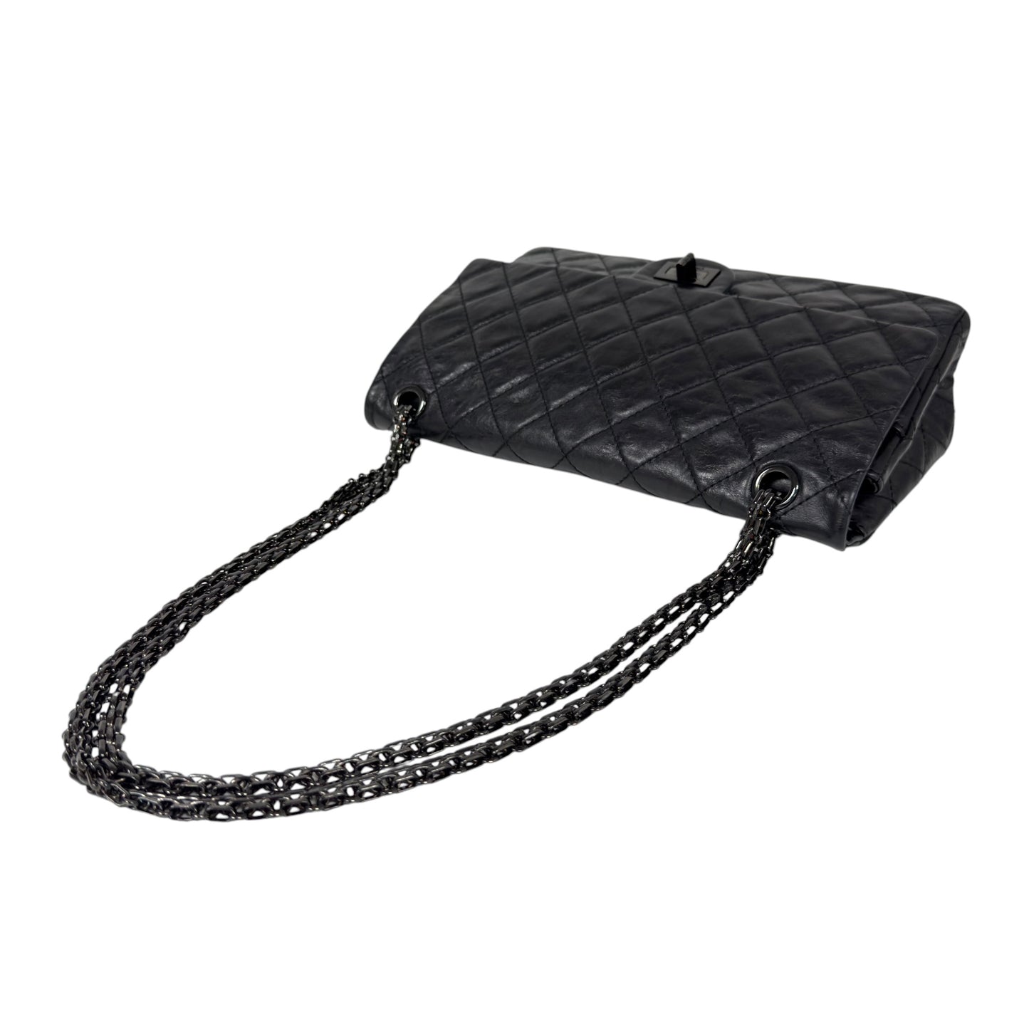 CHANEL 2.55 *極罕全黑* So Black 鏈條包