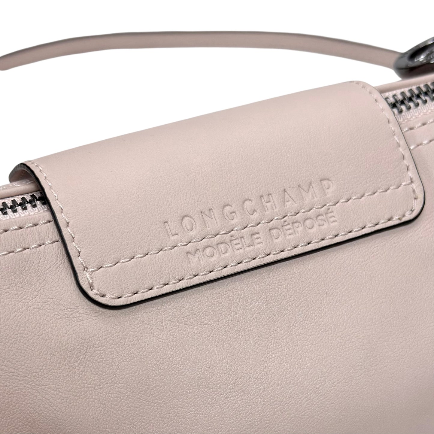 LONGCHAMP Pliage 皮革 斜揹袋