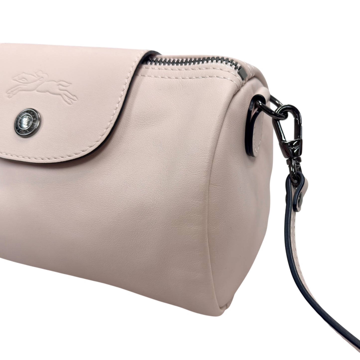 LONGCHAMP Pliage 皮革 斜揹袋