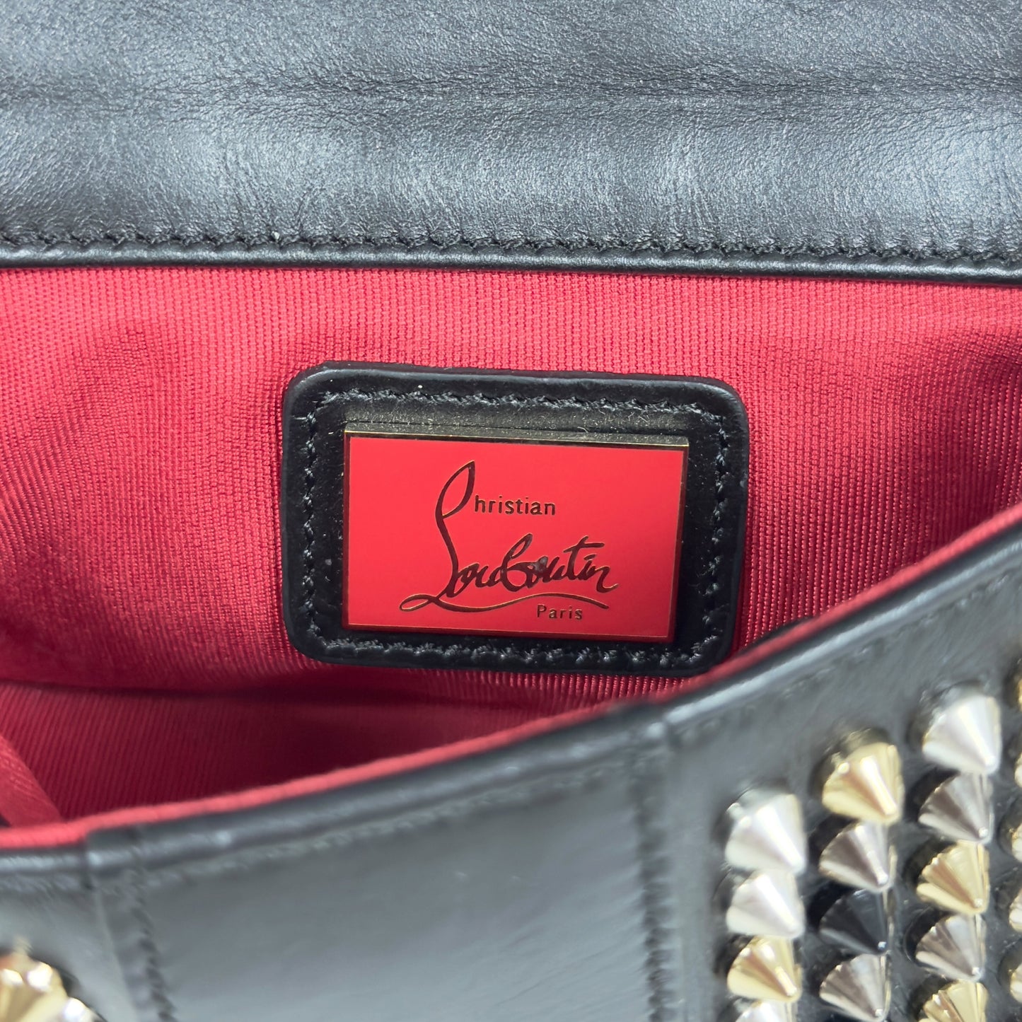 CHRISTIAN LOUBOUTIN Sweet Charity 鍋釘 迷你 斜揹袋