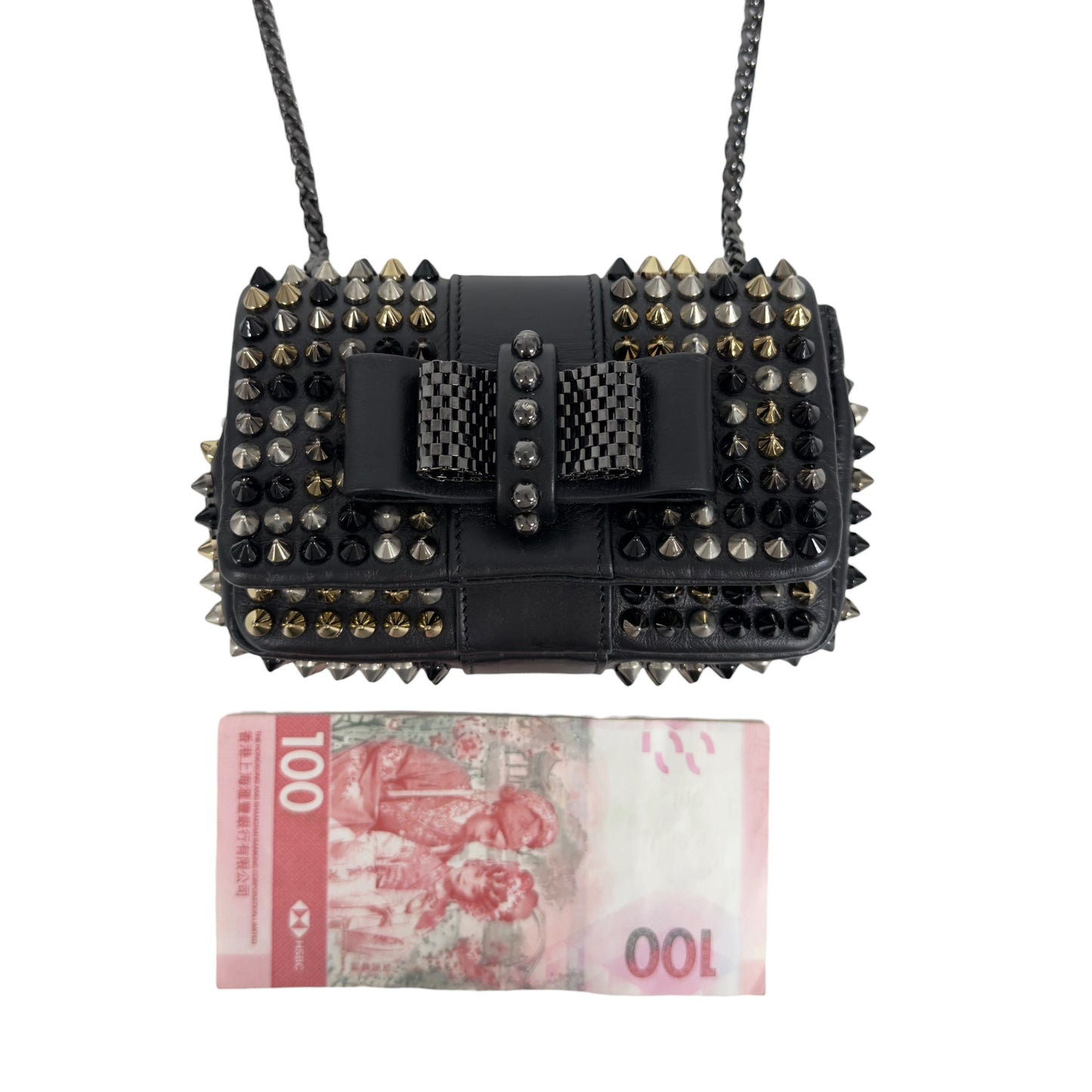 CHRISTIAN LOUBOUTIN Sweet Charity 鍋釘 迷你 斜揹袋