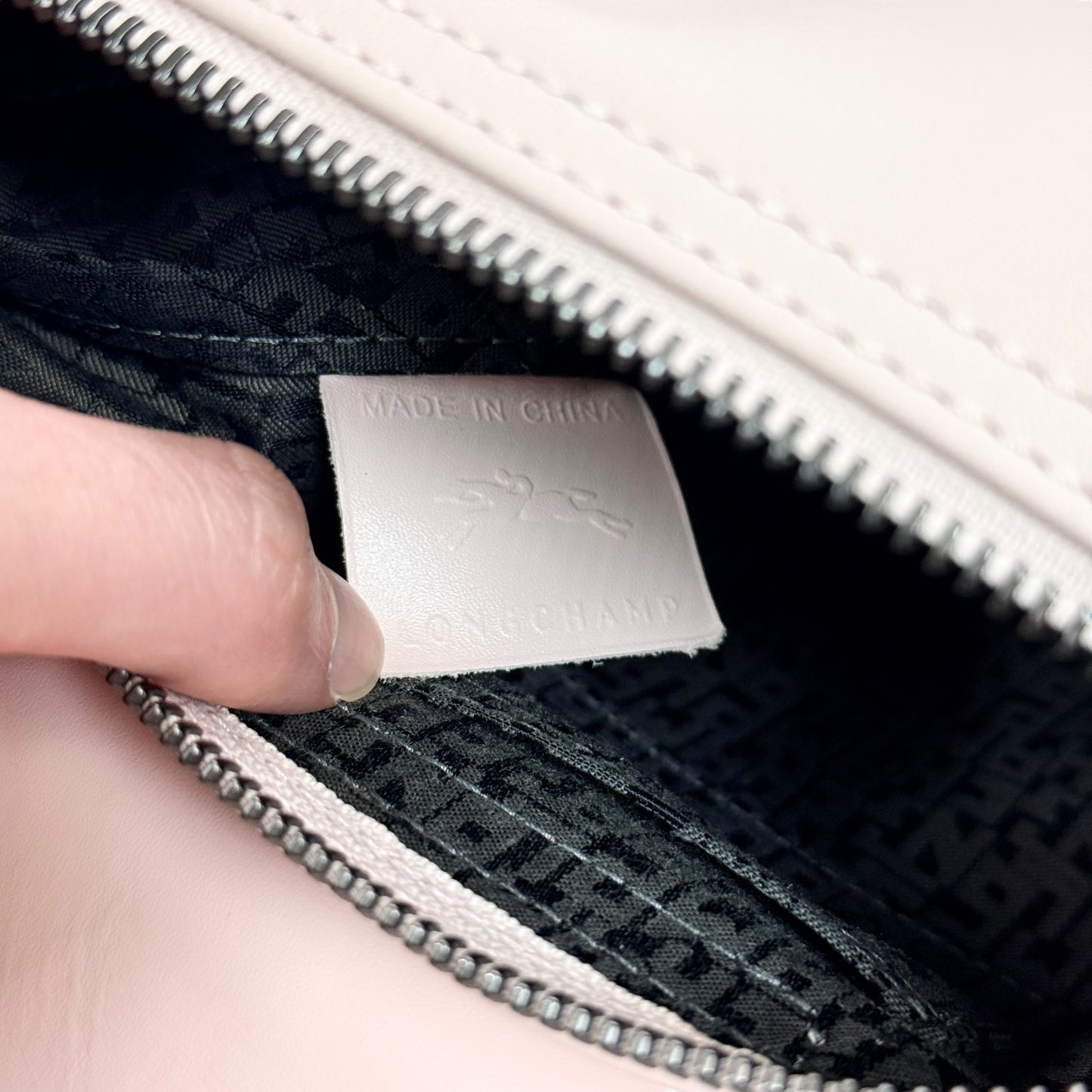 LONGCHAMP Pliage 皮革 斜揹袋