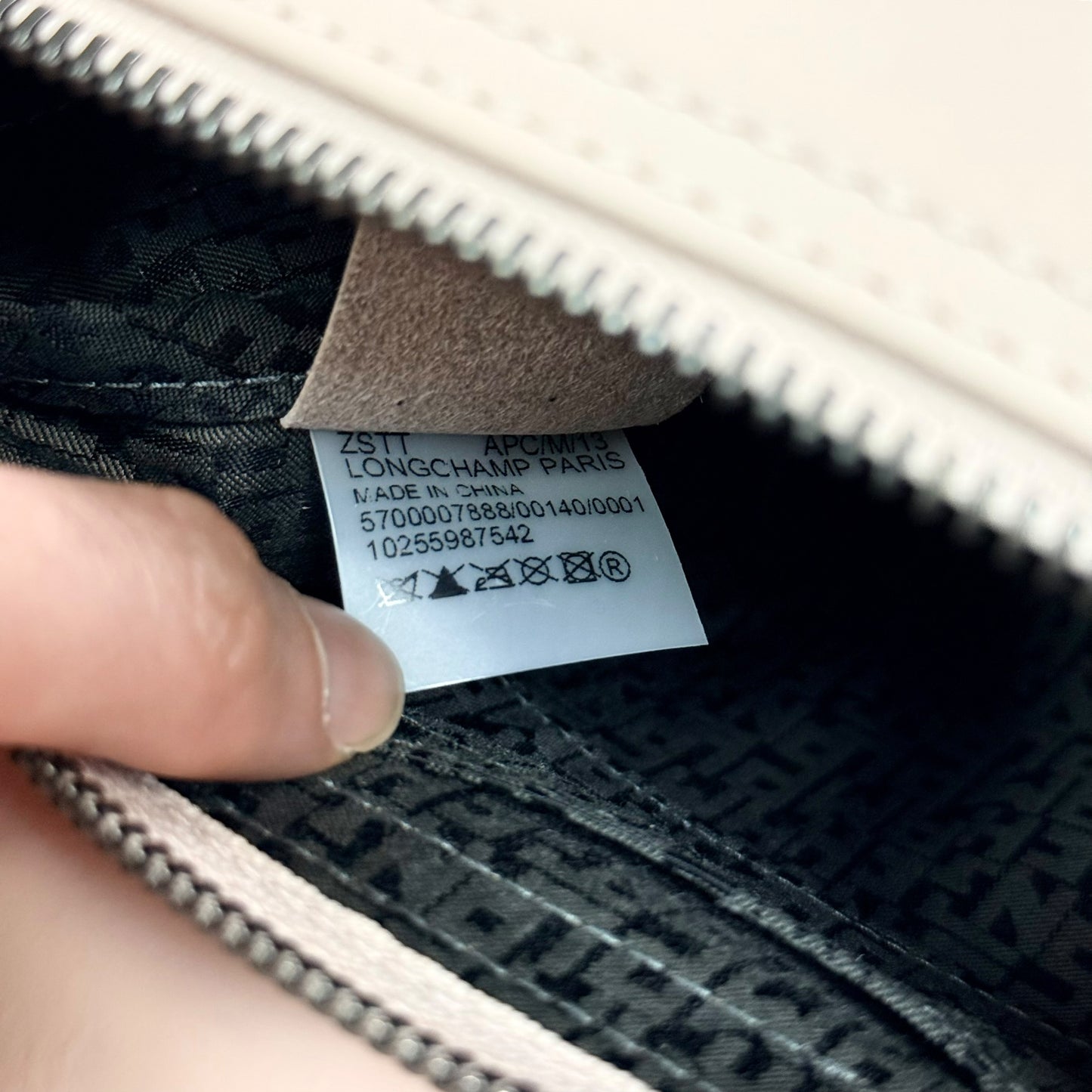 LONGCHAMP Pliage 皮革 斜揹袋