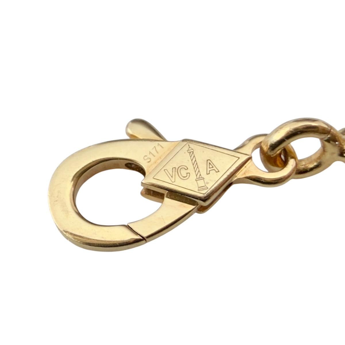 VAN CLEEF & ARPELS Vintage Alhambra 鐳射 5花 手鍊