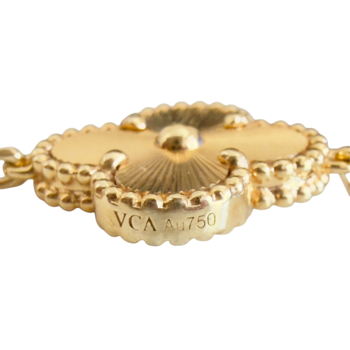 VAN CLEEF & ARPELS Vintage Alhambra 鐳射 5花 手鍊
