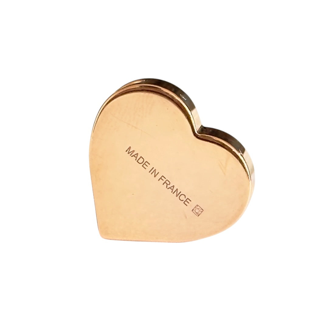 HERMES *送無品牌頸鏈* Mini Coeur twilly ring 愛心💗 多用途 絲巾扣 吊咀