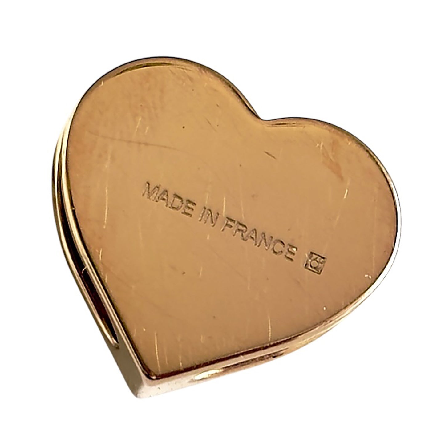 HERMES *送無品牌頸鏈* Mini Coeur twilly ring 愛心💗 多用途 絲巾扣 吊咀