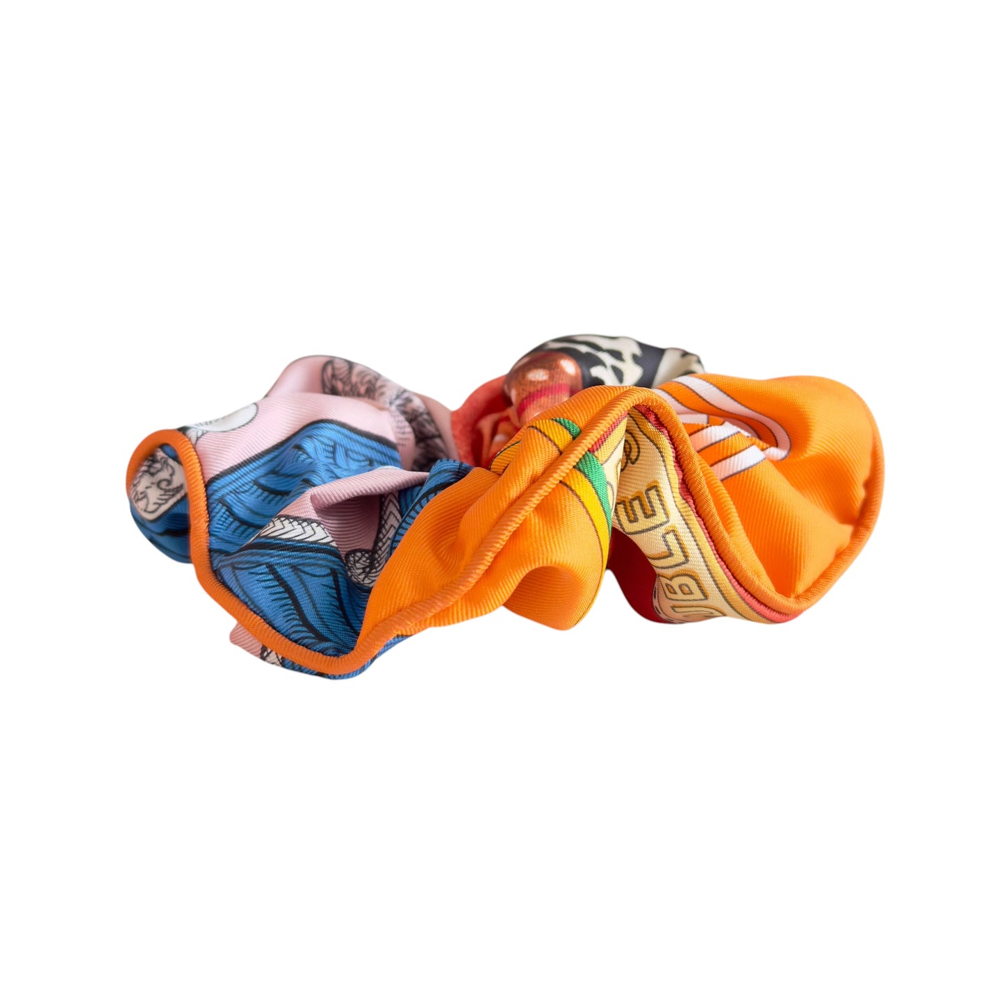 HERMES Claudia Bloom scrunchie 絲質 彈性髮圈