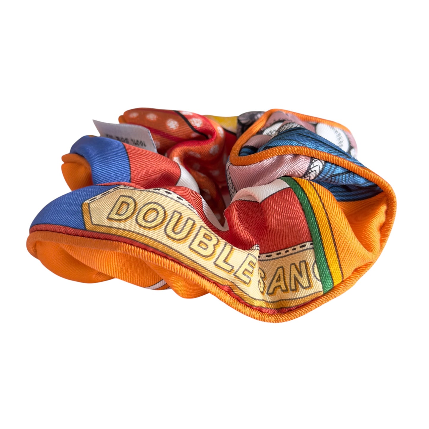 HERMES Claudia Bloom scrunchie 絲質 彈性髮圈