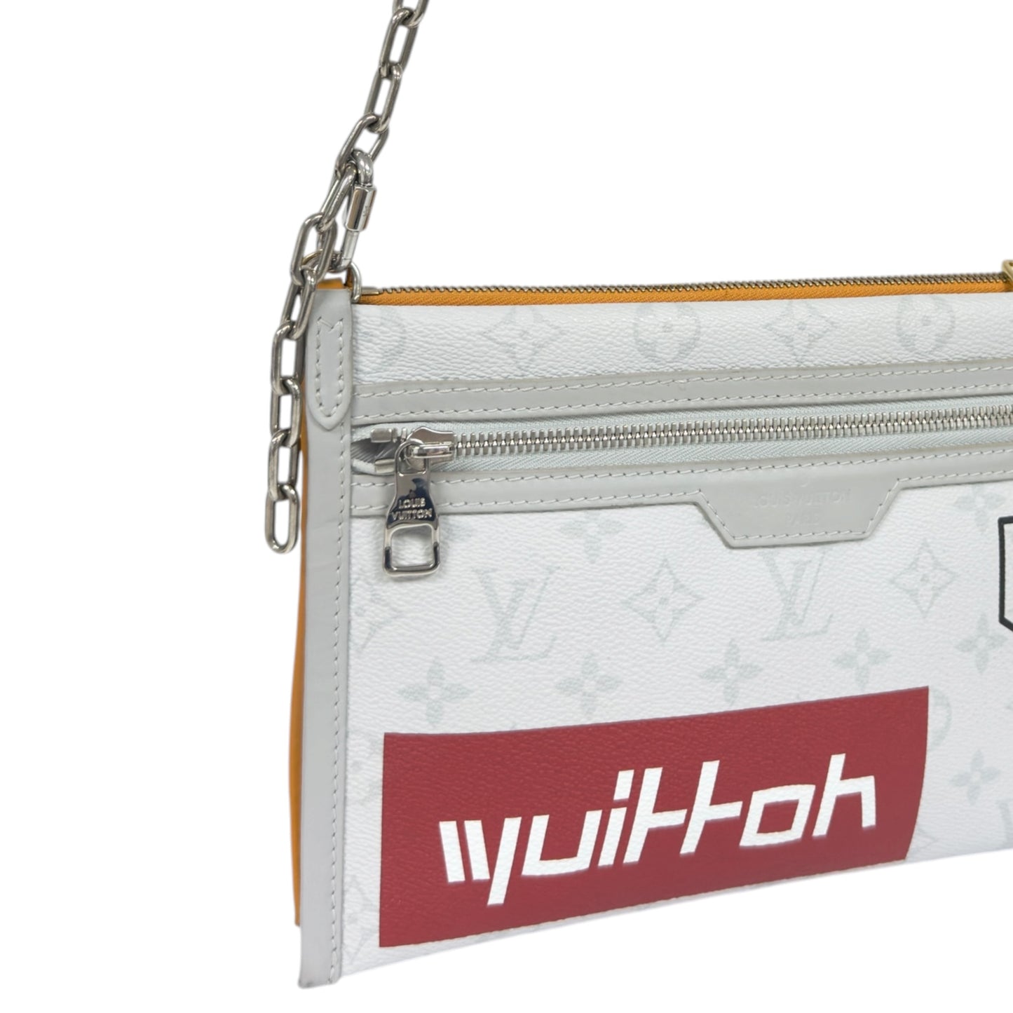 LOUIS VUITTON Flat 雙面 雙層 斜揹袋