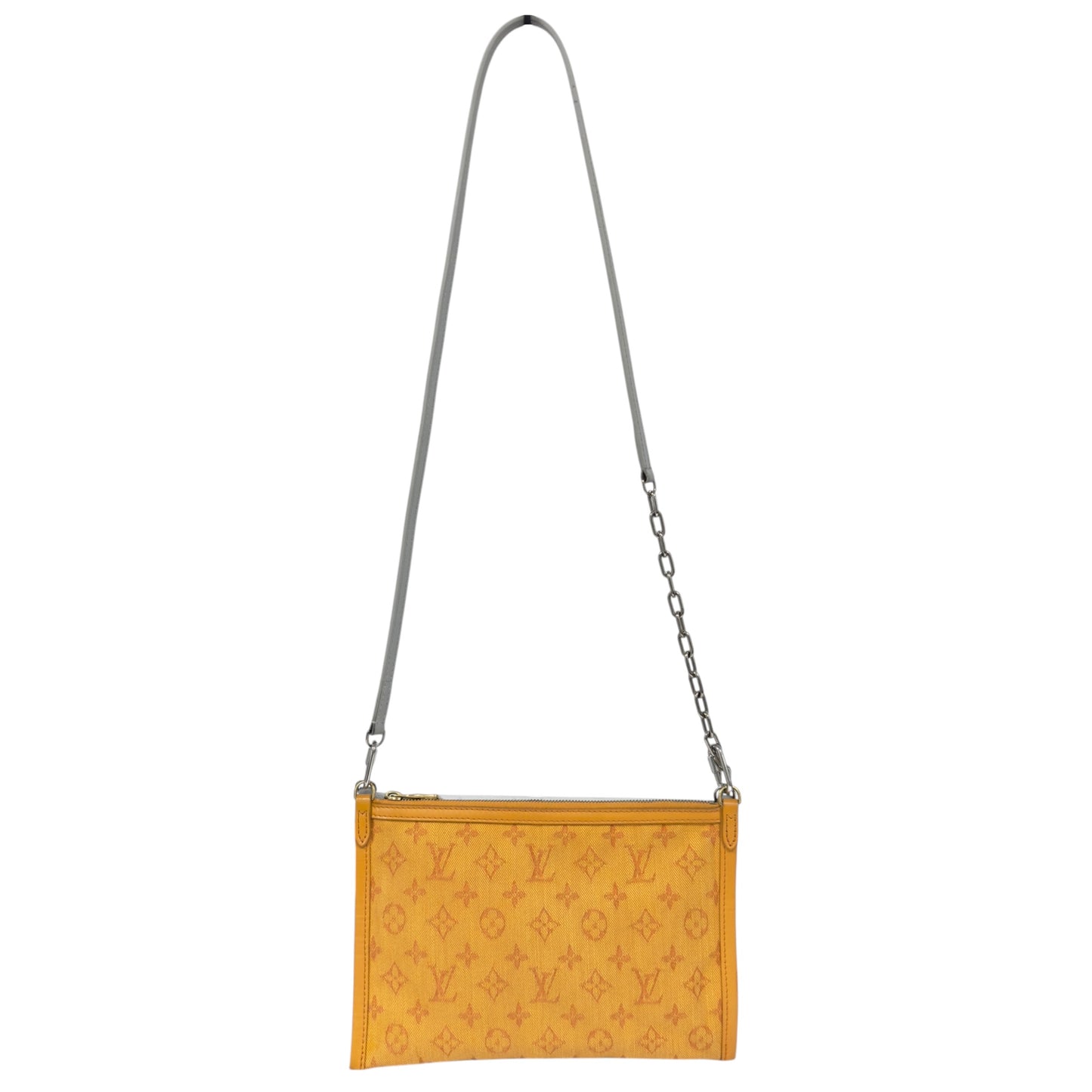 LOUIS VUITTON Flat 雙面 雙層 斜揹袋
