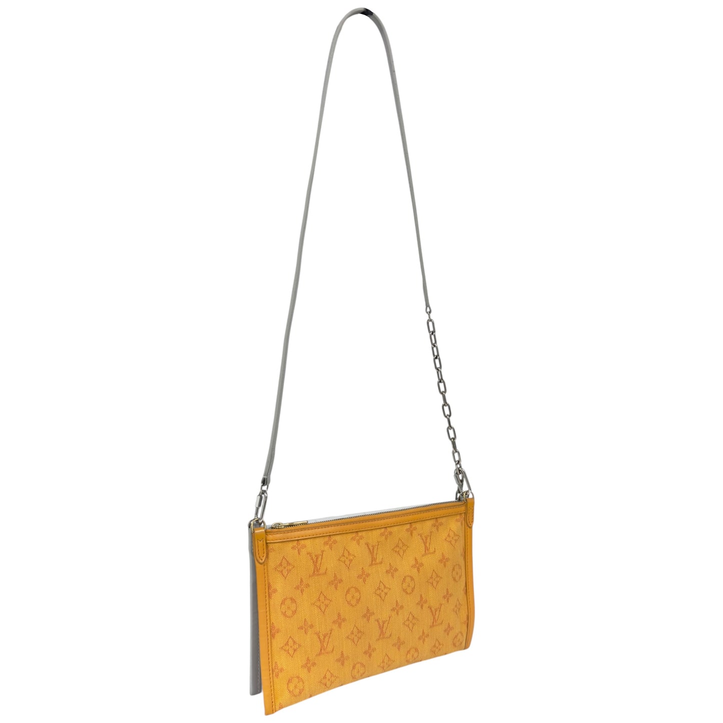 LOUIS VUITTON Flat 雙面 雙層 斜揹袋