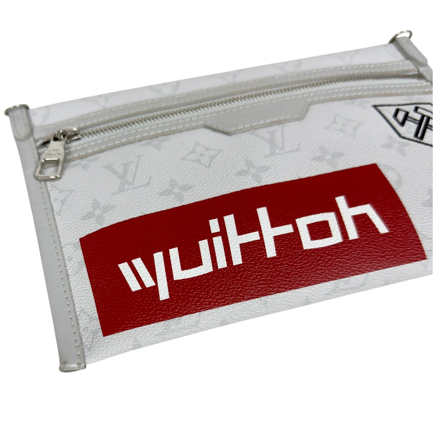 LOUIS VUITTON Flat 雙面 雙層 斜揹袋