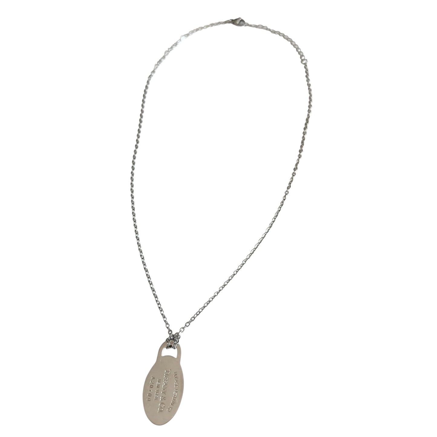 TIFFANY & CO. *送無品牌頸鏈* Return To Tiffany 純銀 吊咀