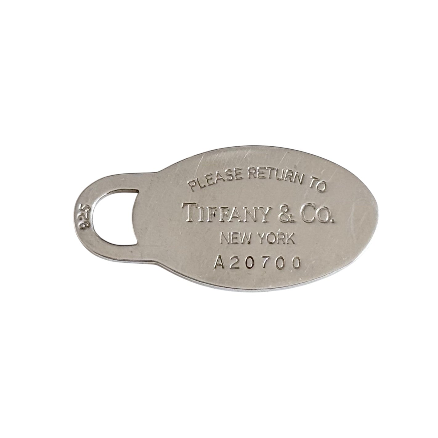 TIFFANY & CO. *送無品牌頸鏈* Return To Tiffany 純銀 吊咀
