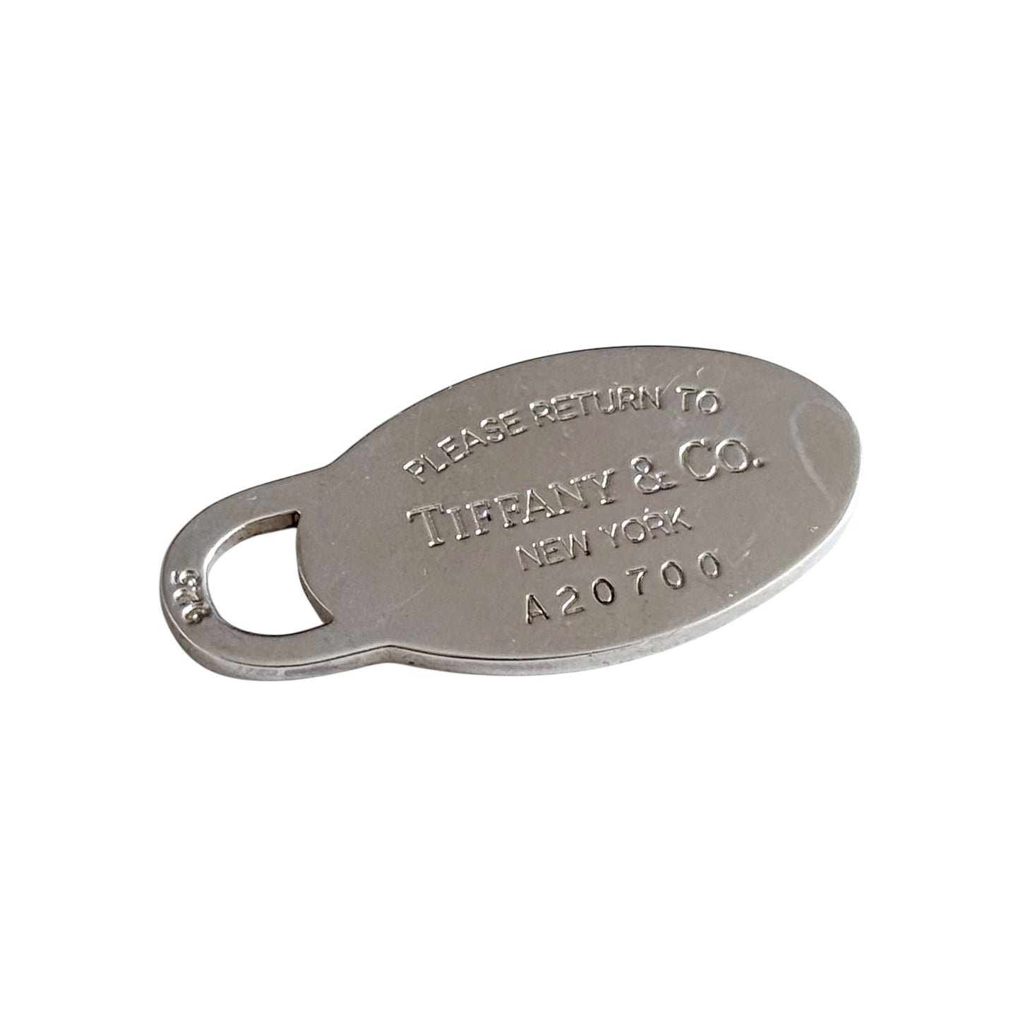 TIFFANY & CO. *送無品牌頸鏈* Return To Tiffany 純銀 吊咀
