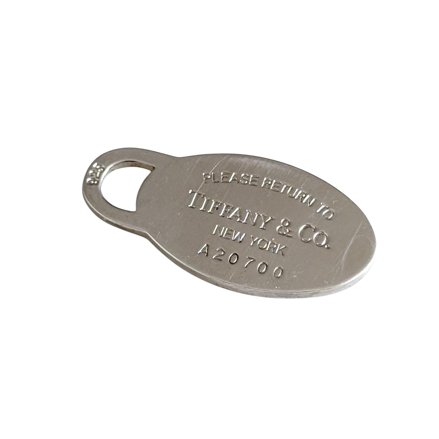TIFFANY & CO. *送無品牌頸鏈* Return To Tiffany 純銀 吊咀