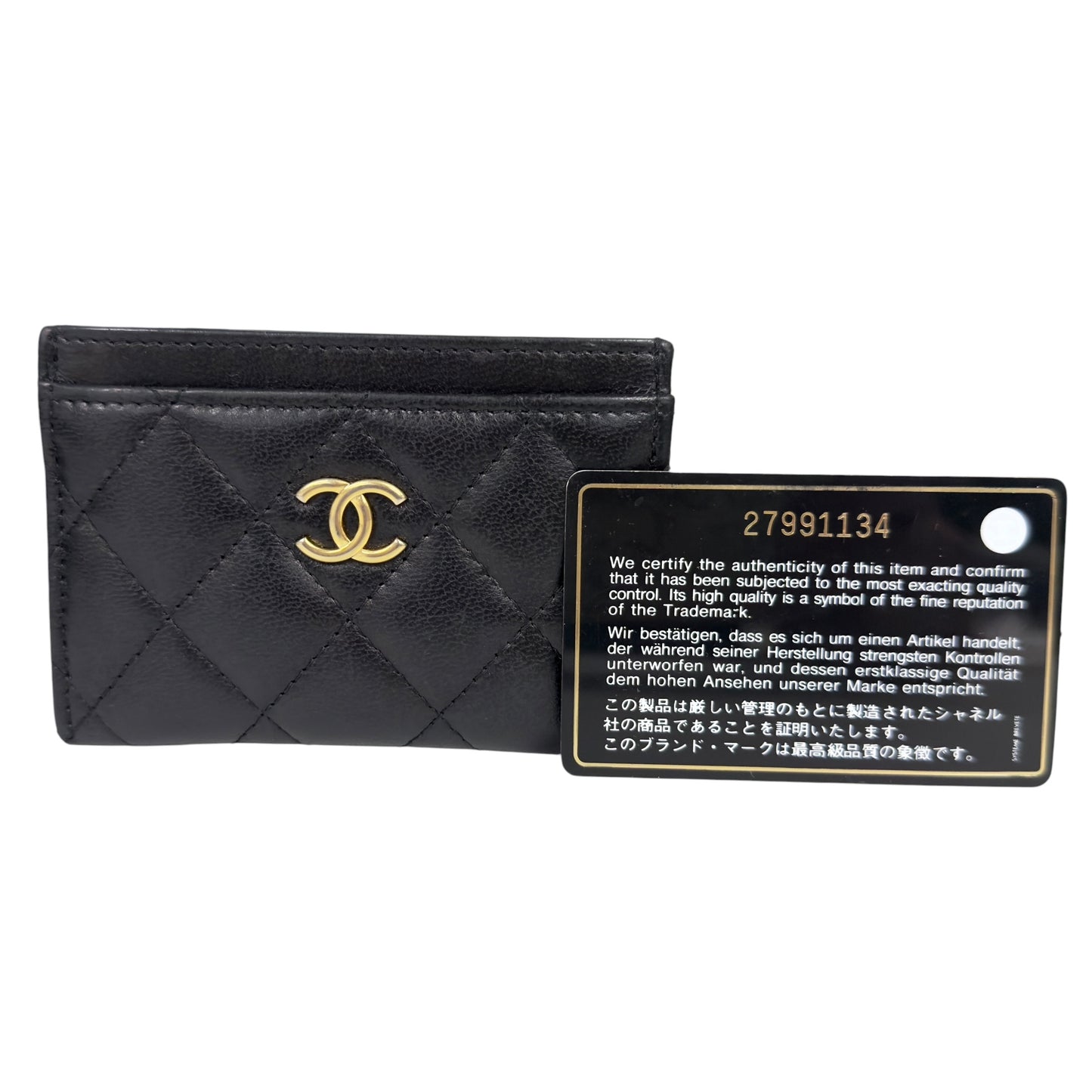 CHANEL CC *限定塗鴉內裡* 卡包