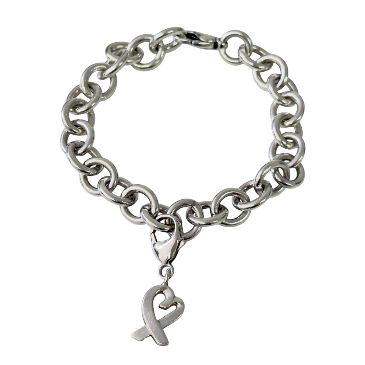 TIFFANY & CO. Paloma Picasso 純銀 愛心💗 掛飾 手鏈