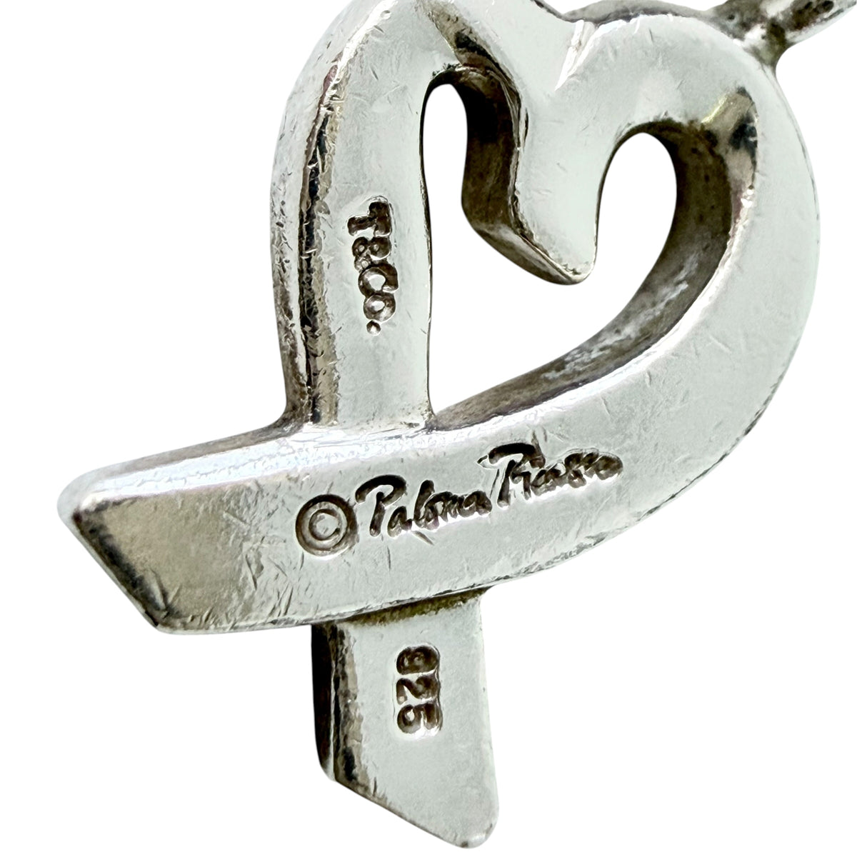 TIFFANY & CO. Paloma Picasso 純銀 愛心💗 掛飾 手鏈