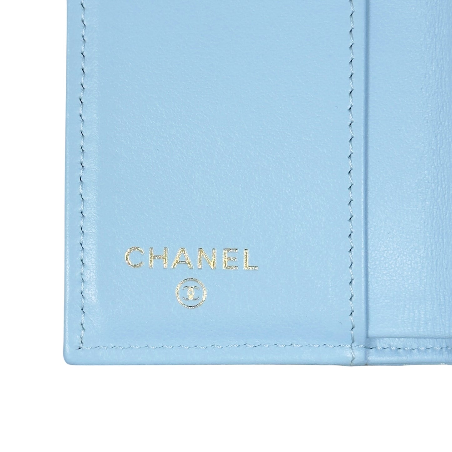CHANEL CC 荔枝皮 多摺 迷你銀包