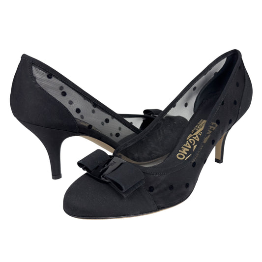 SALVATORE FERRAGAMO Vara 蝴蝶結 高踭鞋 70MM