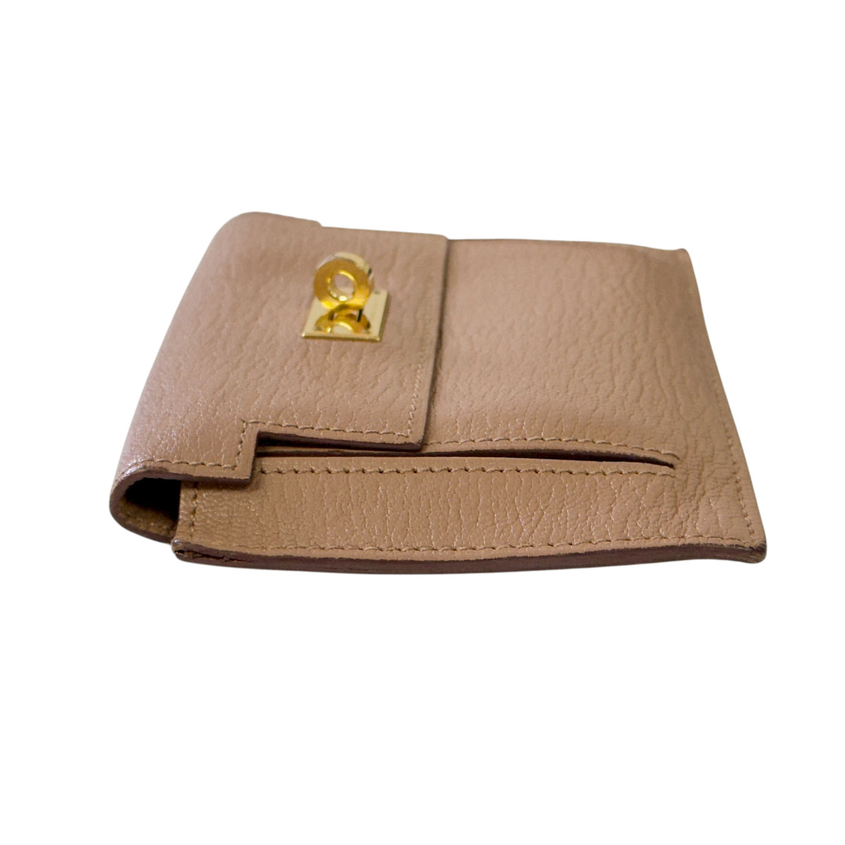 HERMES *自加鏈＞送無品牌長鏈* Kelly Pocket Compact Wallet 迷你小包 Y刻