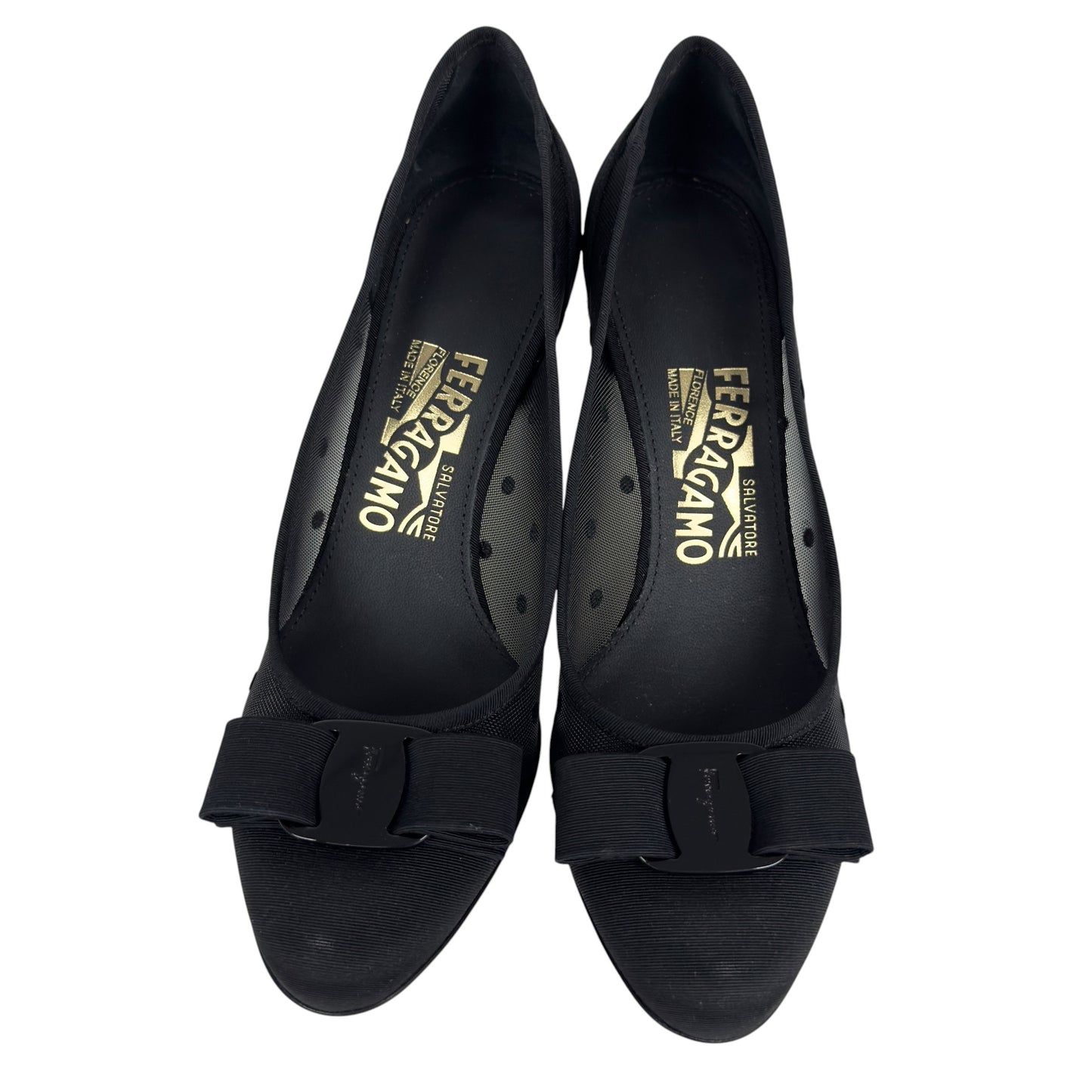 SALVATORE FERRAGAMO Vara 蝴蝶結 高踭鞋 70MM