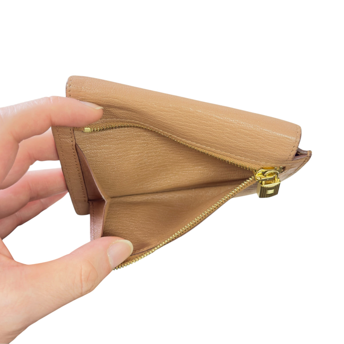 HERMES *自加鏈＞送無品牌長鏈* Kelly Pocket Compact Wallet 迷你小包 Y刻