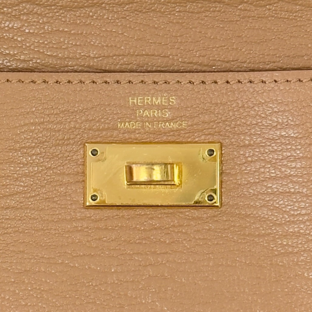 HERMES *自加鏈＞送無品牌長鏈* Kelly Pocket Compact Wallet 迷你小包 Y刻