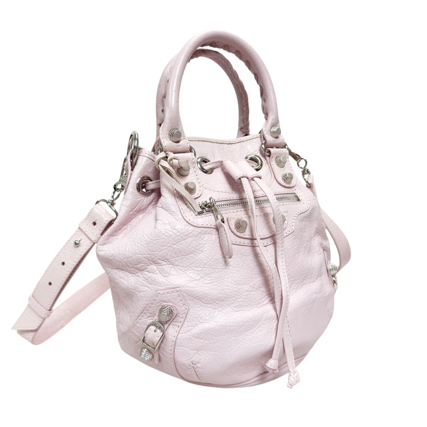 BALENCIAGA Pompon 機車 2用包