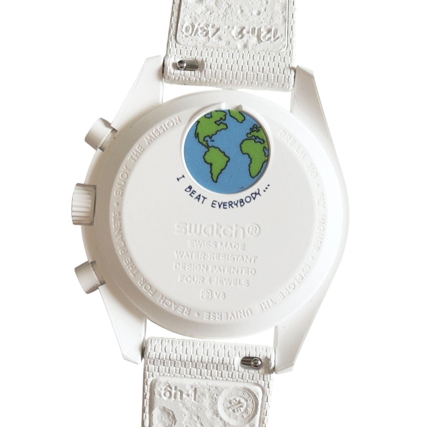 SWATCH X OMAGE Mission to earthphase - Moonshine gold 史努比 雪花版 手錶