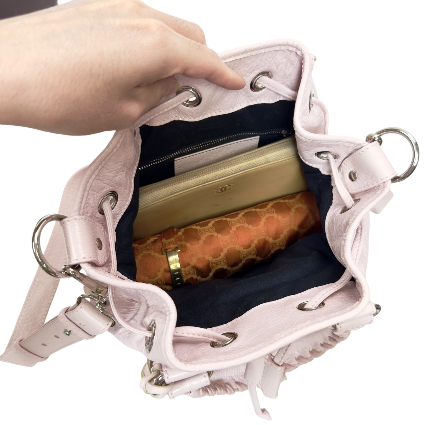 BALENCIAGA Pompon 機車 2用包