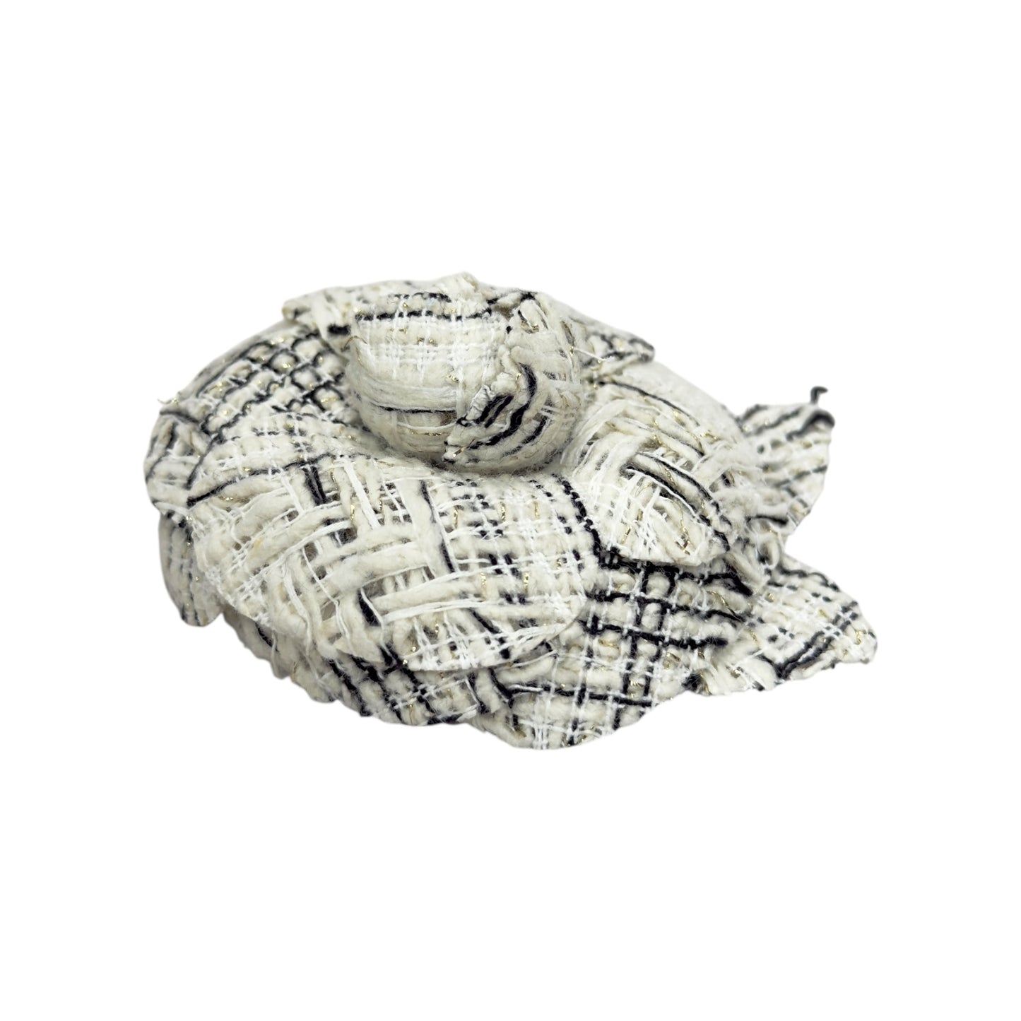 CHANEL CC 山茶花 粗花呢 胸針