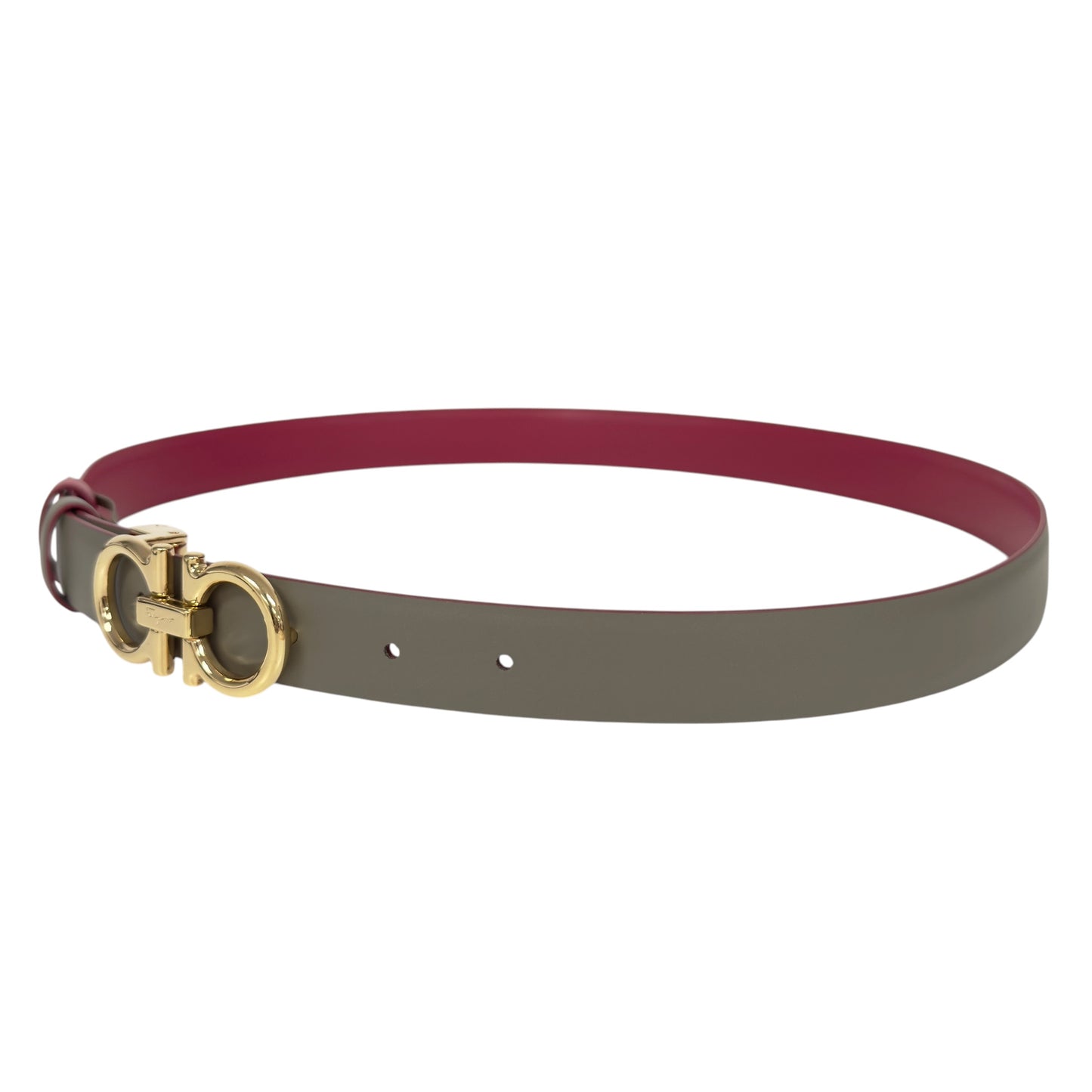 SALVATORE FERRAGAMO 雙面 腰帶 25mm
