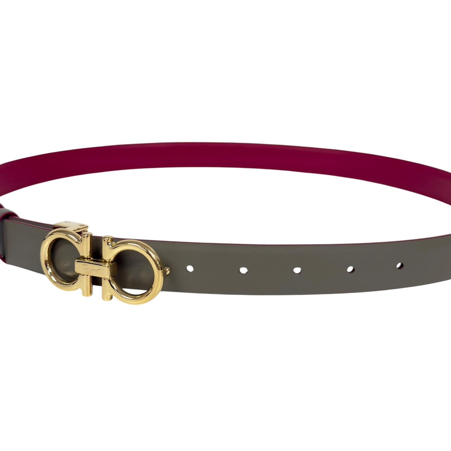 SALVATORE FERRAGAMO 雙面 腰帶 25mm