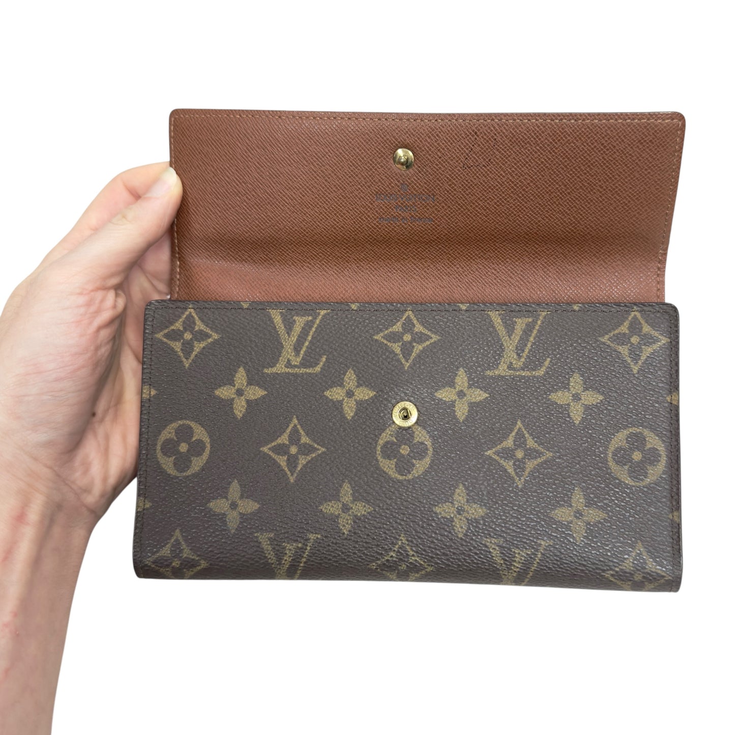 LOUIS VUITTON 老花 長銀包