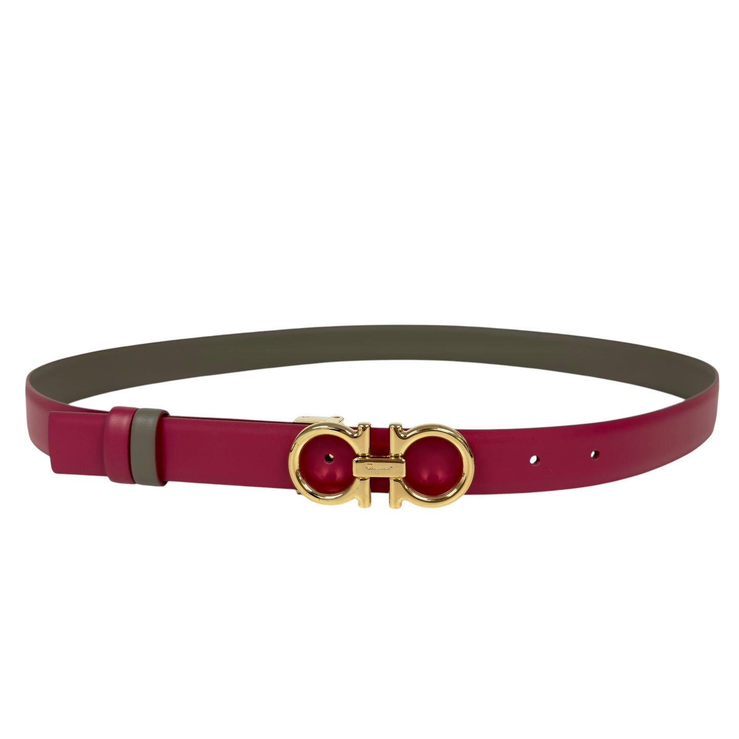 SALVATORE FERRAGAMO 雙面 腰帶 25mm