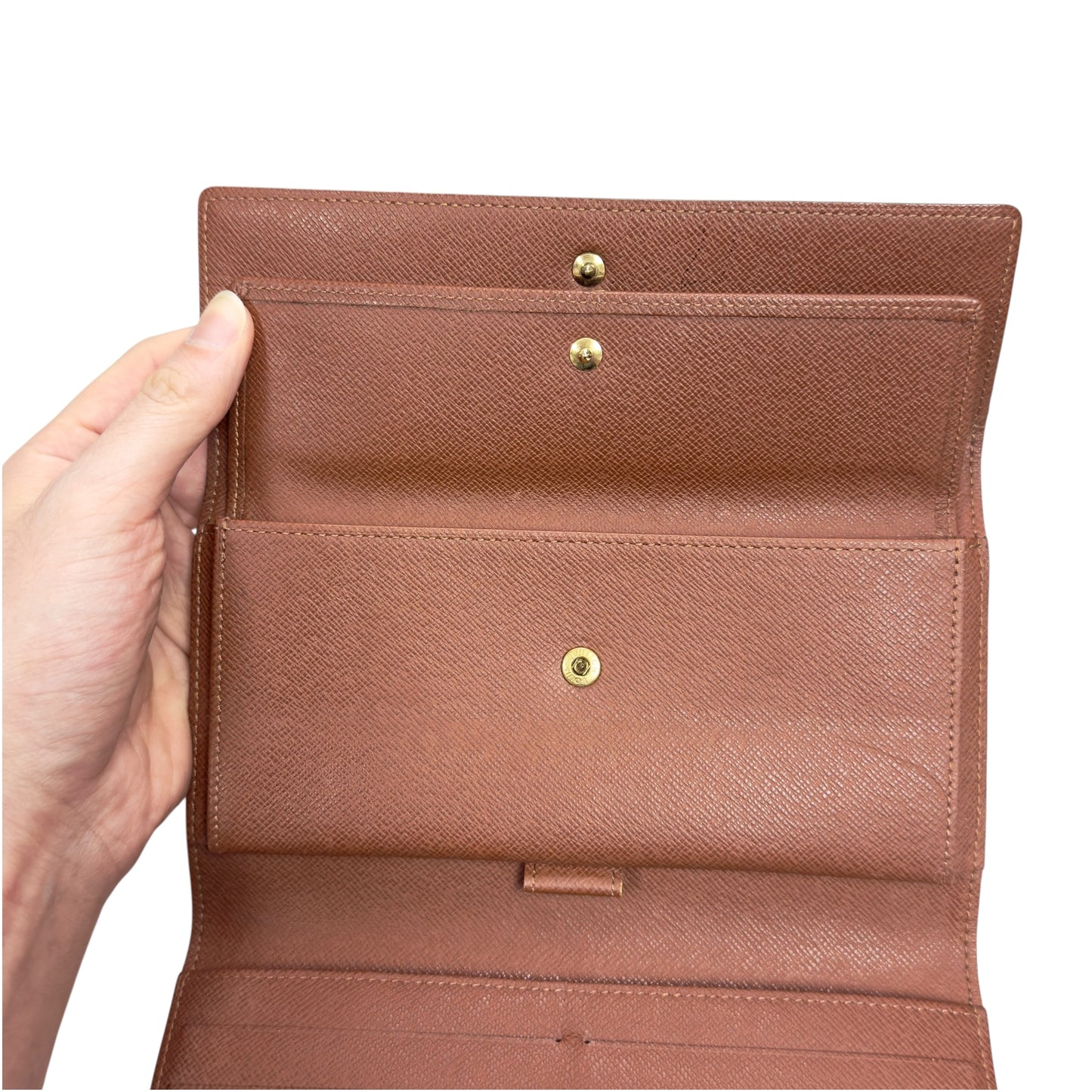 LOUIS VUITTON 老花 長銀包