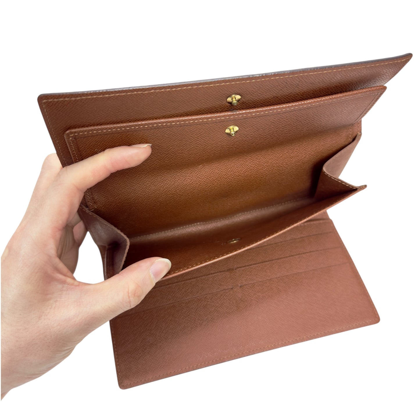 LOUIS VUITTON 老花 長銀包