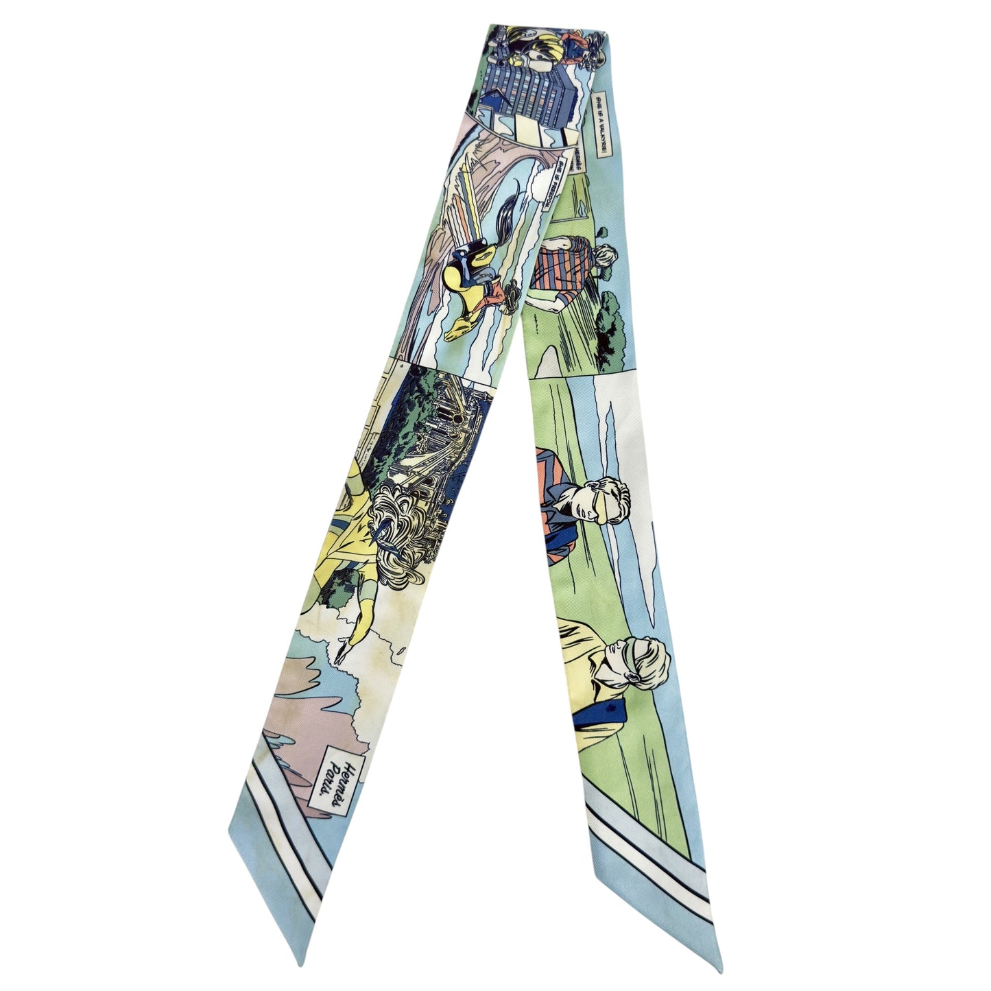 HERMES Wow! Twilly 幼絲巾