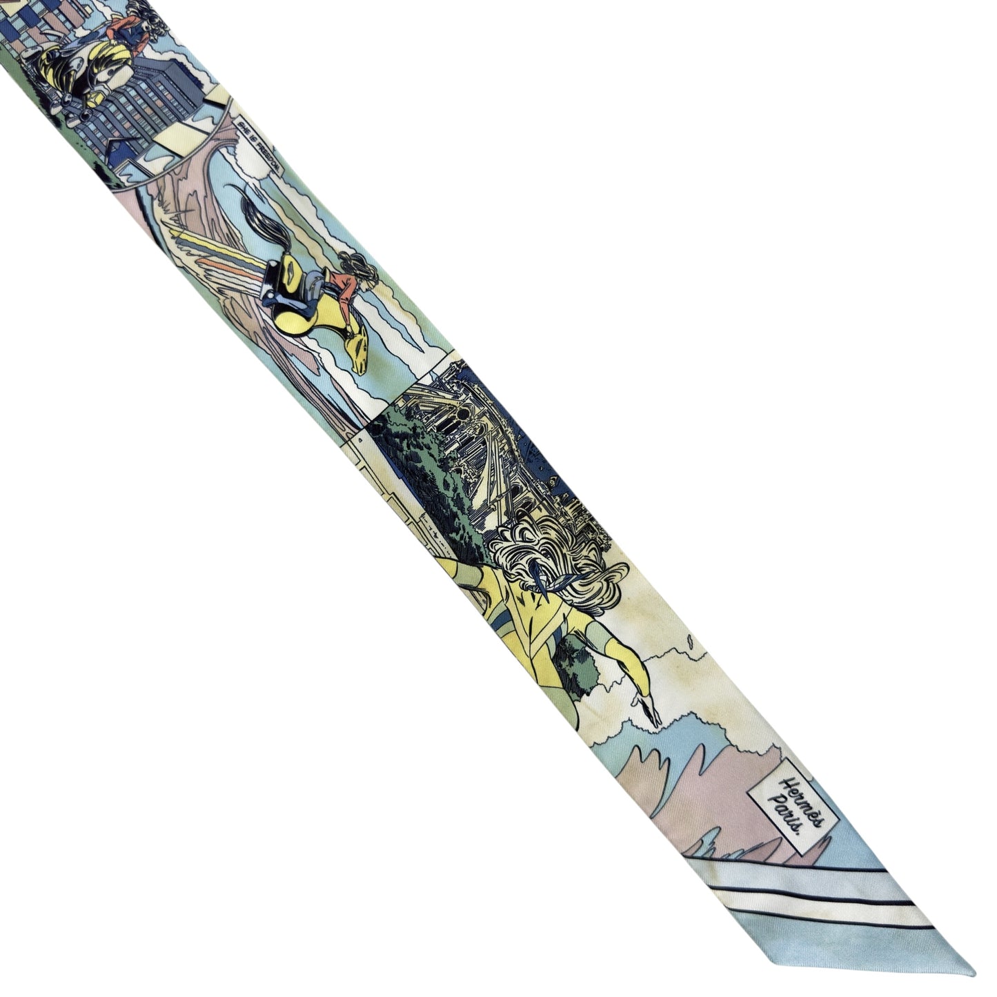 HERMES Wow! Twilly 幼絲巾