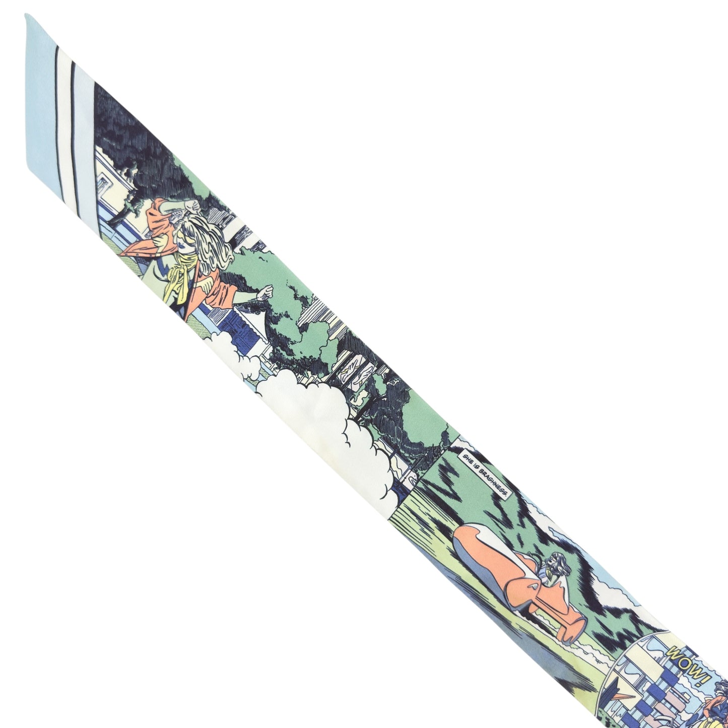 HERMES Wow! Twilly 幼絲巾