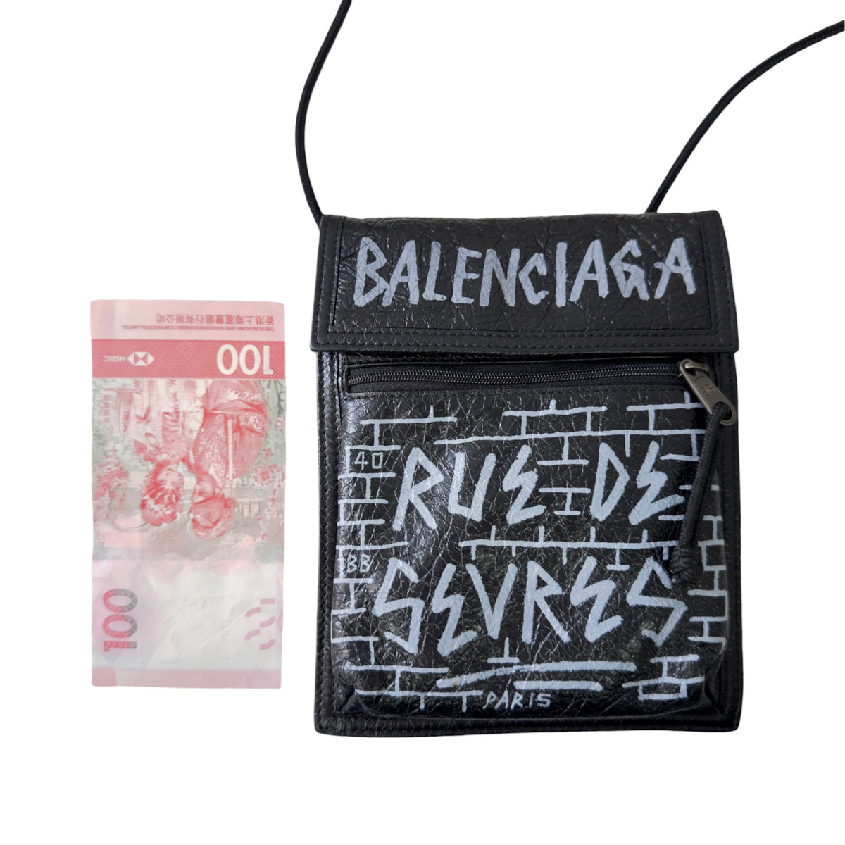 BALENCIAGA Explorer 塗鴉 斜揹袋