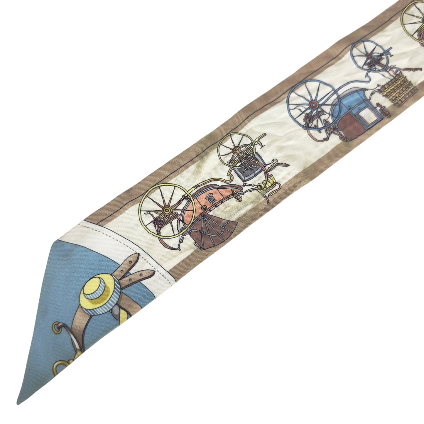 HERMES Les Voitures Nouvelles Twilly 新式座駕 幼絲巾