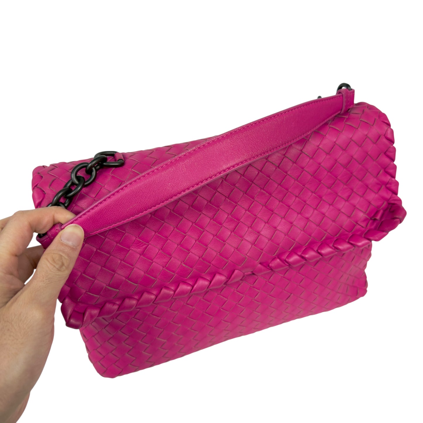BOTTEGA VENETA 織皮 肩背包